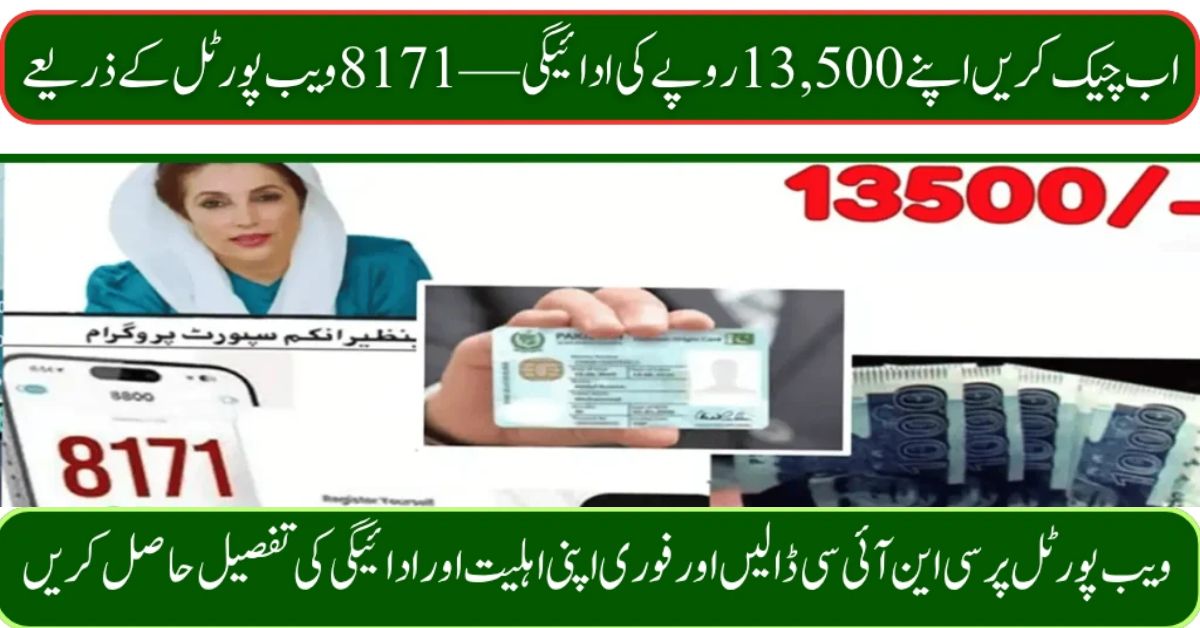BISP 8171 Portal Updated for August 2025 – Faster CNIC Result, Real-Time Dashboard & Easy Access